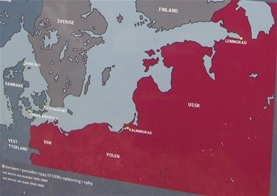 Warszawapagt-landene i det danske nærområde, som blev underskrevet 14. maj 1955.